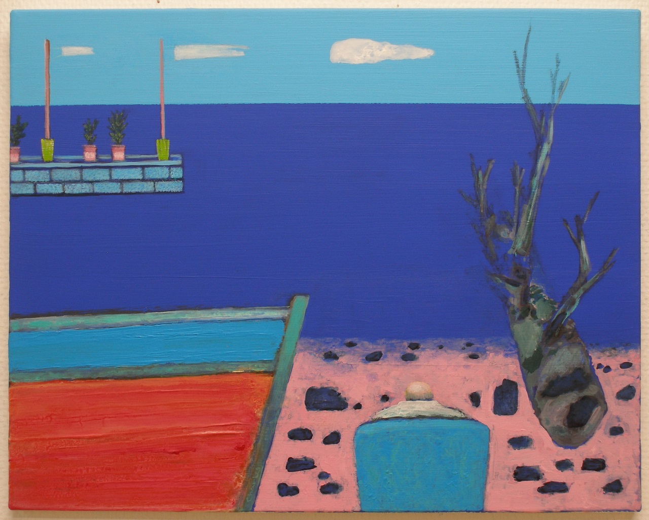 Shoreline 5, acrylic on canvas, 40x50cm