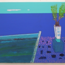 Shoreline 2, acrylic on canvas, 40x50cm